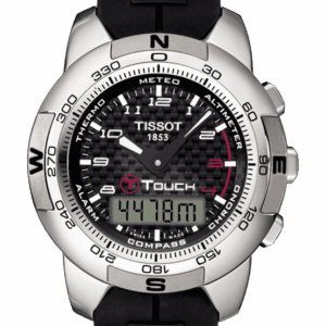 TISSOT T-TOUCH POLISHED TITANIUM T33.7.898.92